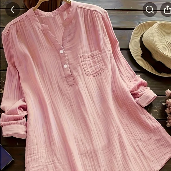 Pink Versatile Classic Blouse - Picture 1 of 3